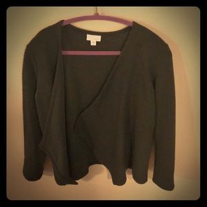 Purejill Draped Front Cardigan